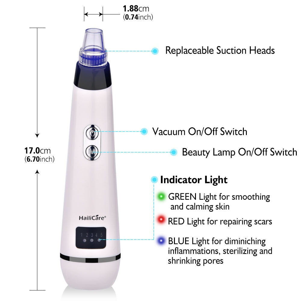 Blackhead Remover Skin Care Face Clean Pore Vacuum